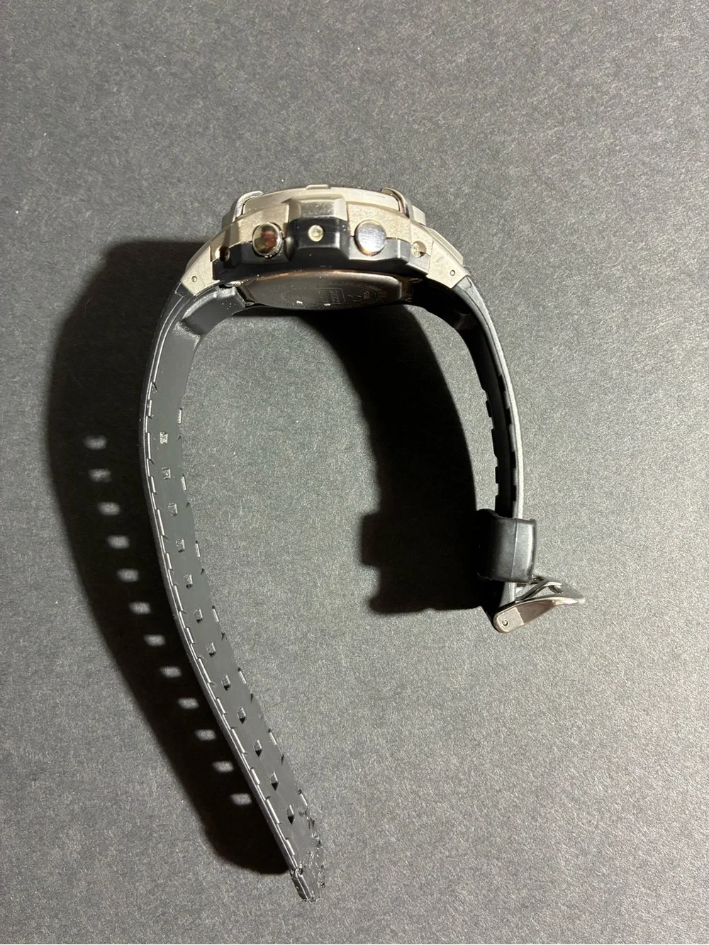 Y2K G-Shock Steel Silver and Black Sports Watch